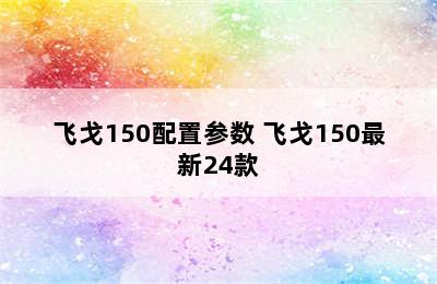 飞戈150配置参数 飞戈150最新24款